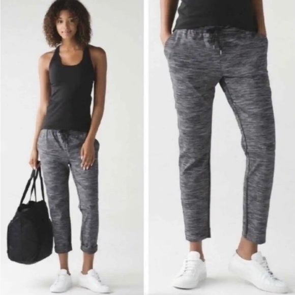 lululemon athletica Pants - Lululemon Jet Crop (Slim) Pant Space Dye Grey